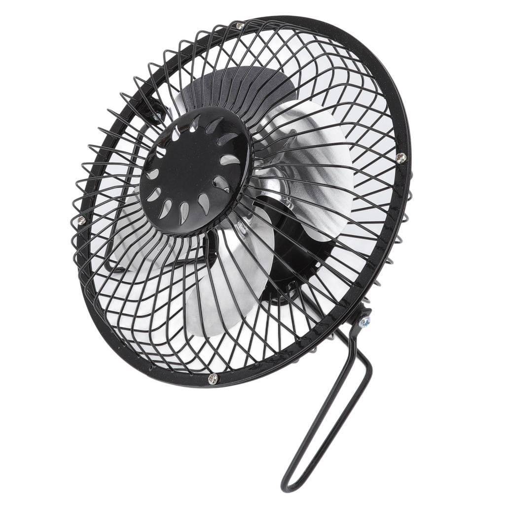 Mini Solarventilator 6V 3,5W USB Solarbetrieben Schwarz Polysiliziummaterial Tragbarer Solarmodul-Ventilator für