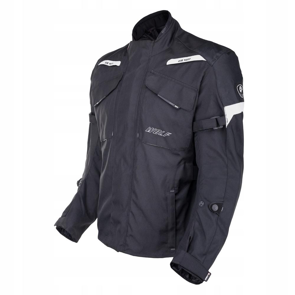 WOLF DURABLE TOURING MOTORCYCLE JACKET EXPLORER BLACK - Copy 2