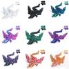 3D Printed Dinosaur Wyvern Figurine with Movable Wings & Joints - Dragon Egg Toy Action Figure