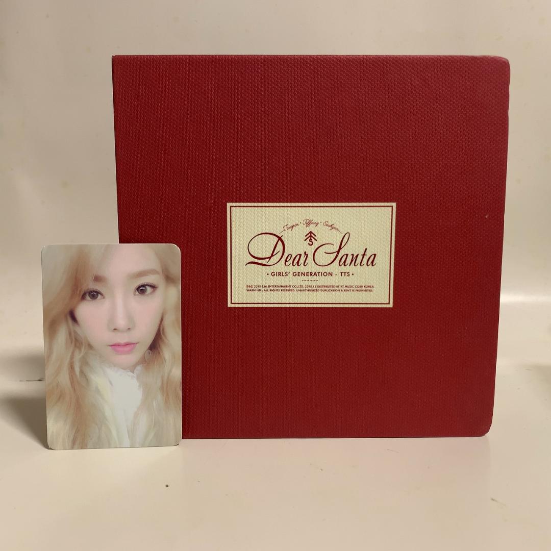 

[USED] Girls Generation TTS Dear Santa Taeyeon CD with Trading Card