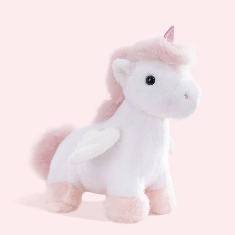 

Wings Pegasus Unicorn Plush Toy Stuffed Plush Doll Gift Pp Cotton Ornaments 28cm белый