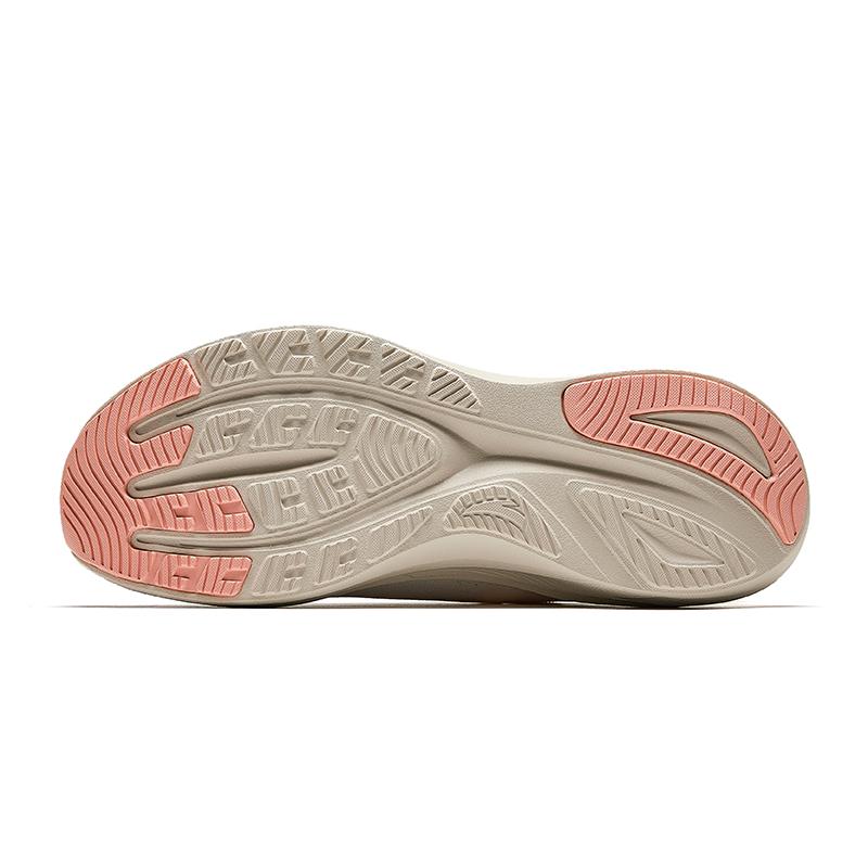 Anta Comfortable Fashionable Non-Slip Wear-Resistant Breathable Low-Top Casual Running Shoes Women sneaker Beige 922515514-2