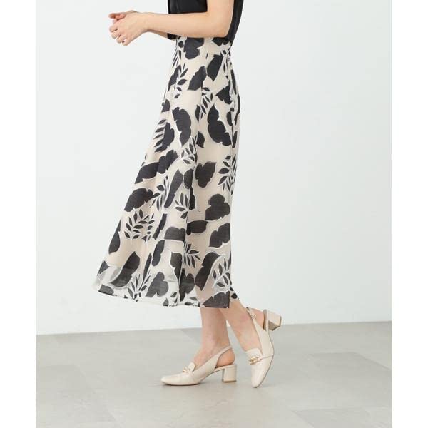 Jill by Jill Stuart Sea Flower Opal Flare Skirt