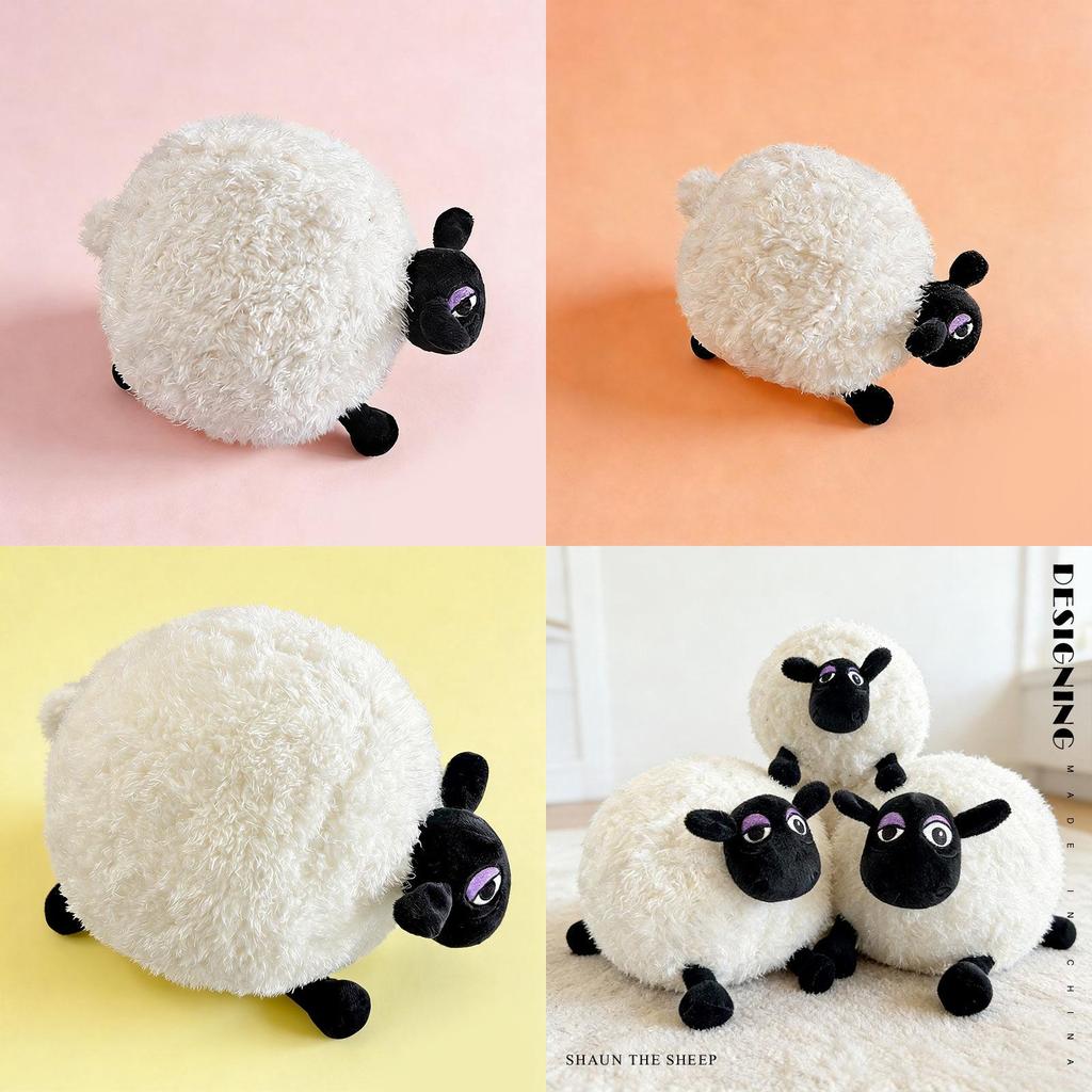 Soft Plush Sheep Toy For Kids With Pp Cotton Filling And Adorable Cartoon Design