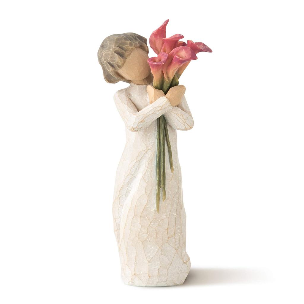 Willow tree statue Flower bouquet figurine [Bloom]