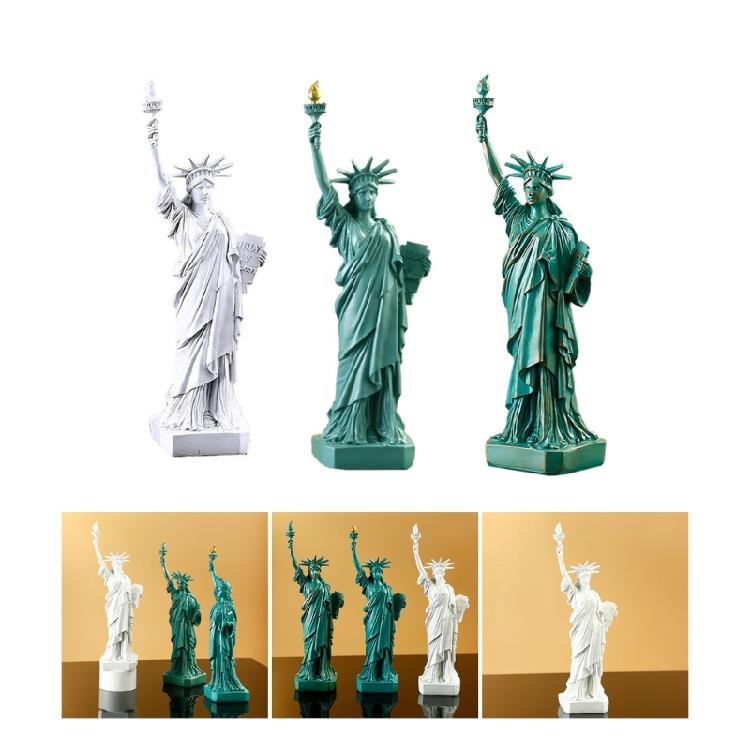 Ornament Unic Statuia Libertății de 12 inch cu Nuanță de Cupru pentru Cadouri și Petreceri