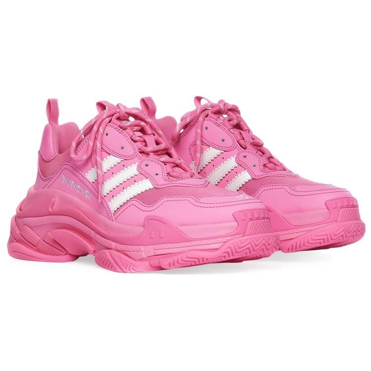 (WMNS) Balenciaga Triple S Sneaker X Adidas 'Neon Pink' Women's 712764W2ZB65590