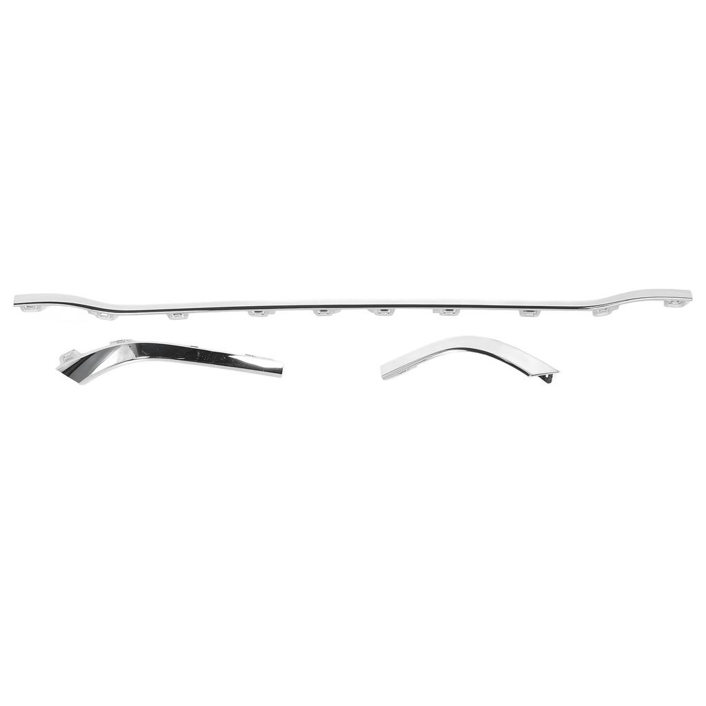 3pcs Rr Bumper Trim Strip Left Right Center Lower Bumper Cover Trim For C-Class W206   Line 2022-2024