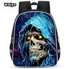 Skull Series Peripheral Animation Printing Backpack Student Bag Support