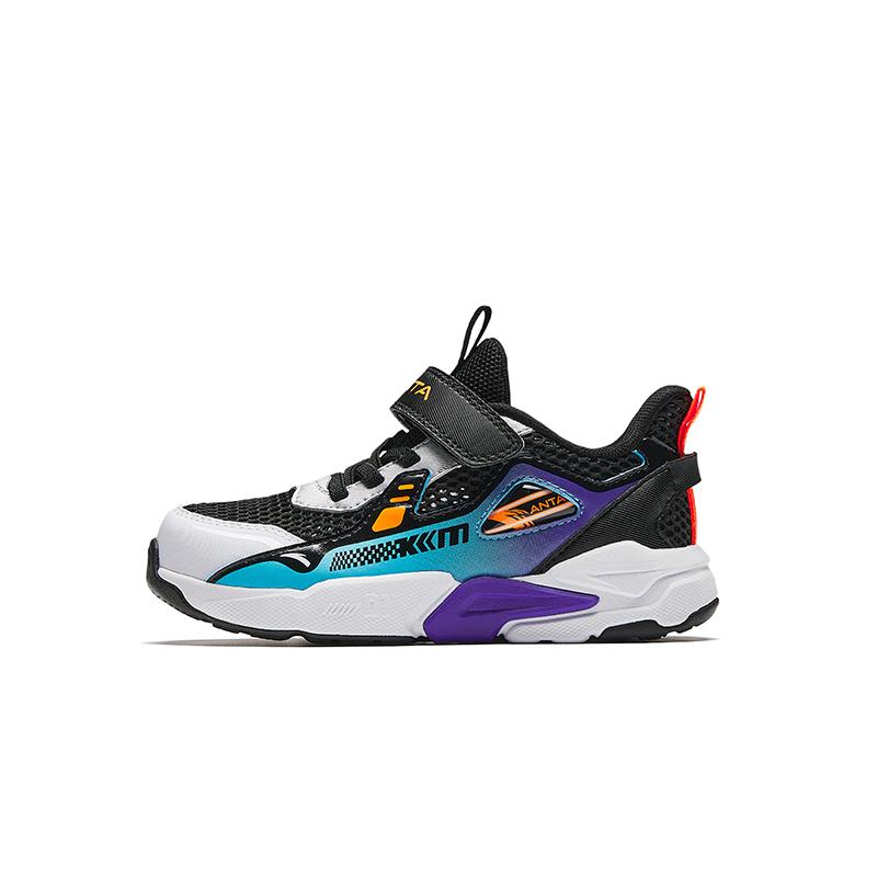 Anta Kids Synthetic Leather Fabric Trendy Comfortable Versatile Breathable Non-Slip Low-Top Running Shoes Kids sneaker A12529937