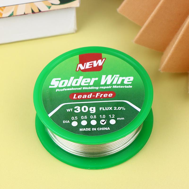 0,6/0,8/1 mm bleifreier Niedertemperatur-Flussmittelkern-Lötdraht Zinn Kein Waschen Kolophoniumkern-Lötdraht Sn99.3Cu0.7