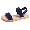 Fashion Lightweight Women's Flat Sandals Summer Fashion Elastic Band Roman Sandals Woman Comfortable Non Slip Beach Sandalias Mujer 2025