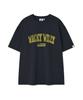 WACKY WILLY Arch Typography Short Sleeve T-Shirt Navy