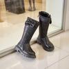 Girls' Cotton Over-the-Knee High-Top Fashion Boots for Performances and Princess Wear