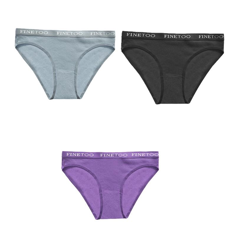 

FINETOO новое хлопковое нижнее белье, женские трусики, сексуальные трусы, однотонные трусики, нижнее белье, женское нижнее белье M-2XL XXL