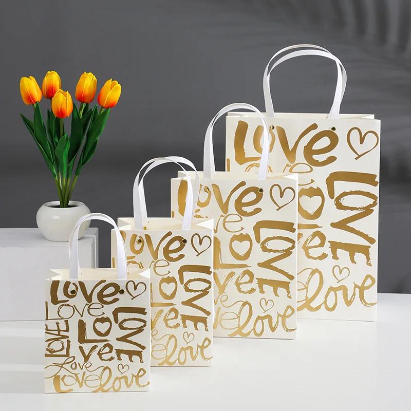 Valentine's Day Handheld Boxs Creative Holiday Party Birthday Gift Bag Souvenir Packaging Bag Party Supplies 2025 New