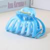 Super Grip Large Smudge-Ink Pumpkin Claw Hair Clip - 2025 New Style Women's Back-of-Head Shark Clip Accessory