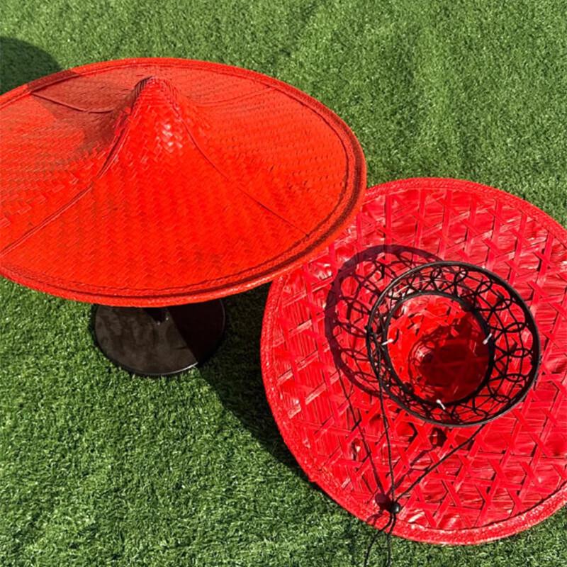 Bamboo Woven Conical Dance Prop Hat