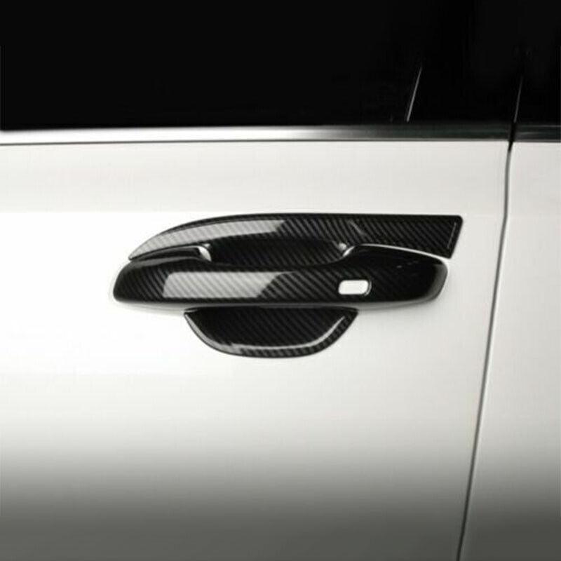 For Kia Sorento MQ4 Car Carbon Fiber Exterior Door Handle Bowl Moulding Cover Trim Sticker Decor Accessories