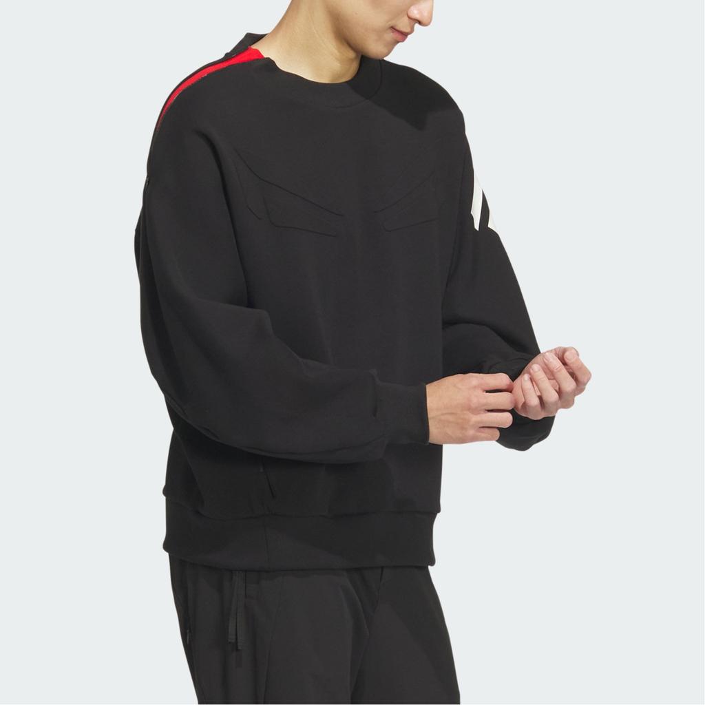 Adidas FW24 Future Style Pre Series Logo Sports Casual Long Sleeve Sweatshirt Men sweatshirt Black JN3467