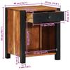 Nightstand Brown 40 x 35 x 50 cm Solid Acacia Wood