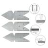 For Measuring Threads Center Gauge 55 Degree Thread Pitch Gauge Gauge External Thread Channel Inch 55 Degree Gauge