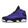 Air Jordan 13 Retro GS Purple Venom Kids Sneakers Black White FD4648-501