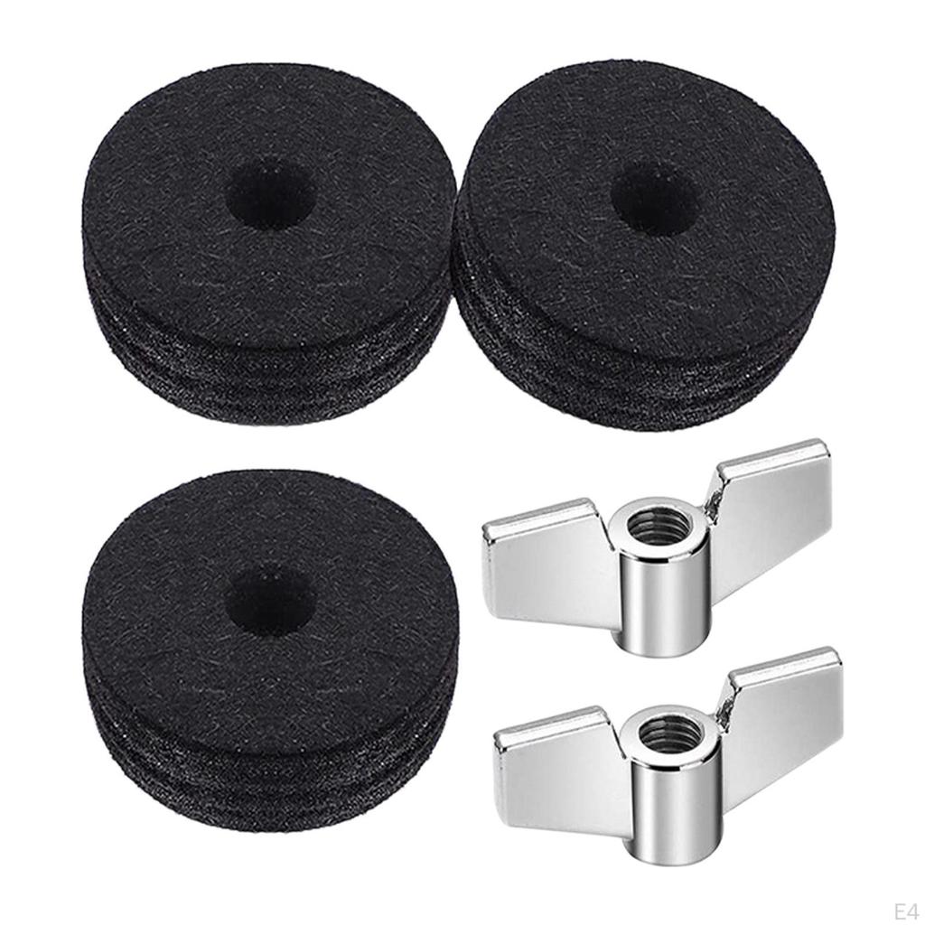 13 Pieces Cymbal Felt Kits Replacement Accessories Percussion Instrument Durable