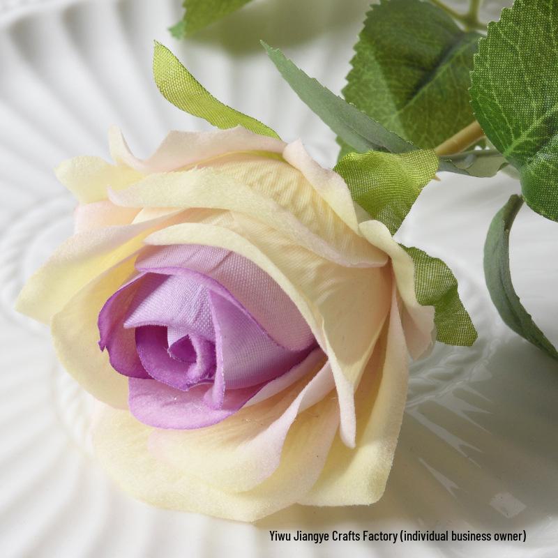 Large Flannel Rose Silk Bouquet for Wedding and Valentine's Day Home Decor