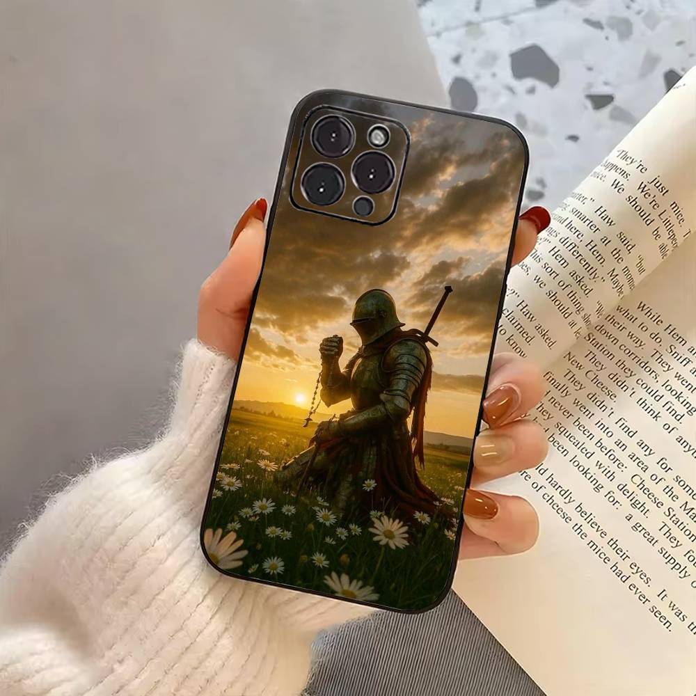 K-Knights T-Templar Phone Case Silicone Soft For IPhone 17 16 15 14 13 12 11 X XR Plus Pro Max Plus