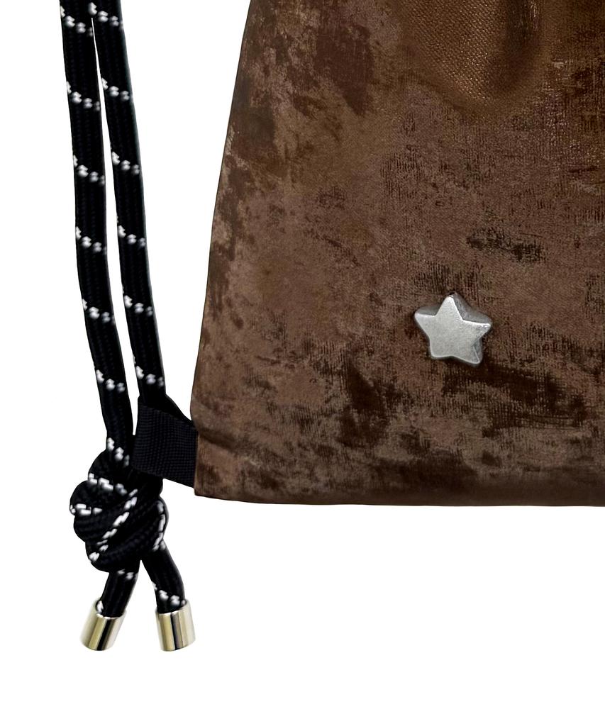 Other-Worldly Silver Star Gym Sack [Brown]