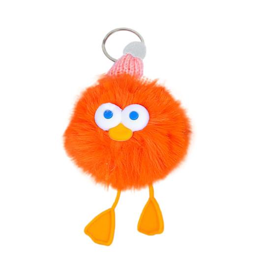 1/2Pcs Plush Doll Pendant Cartoon Eggette Shape Keychain Small Lightweight Plush Doll Bag Charm Car Home Decor