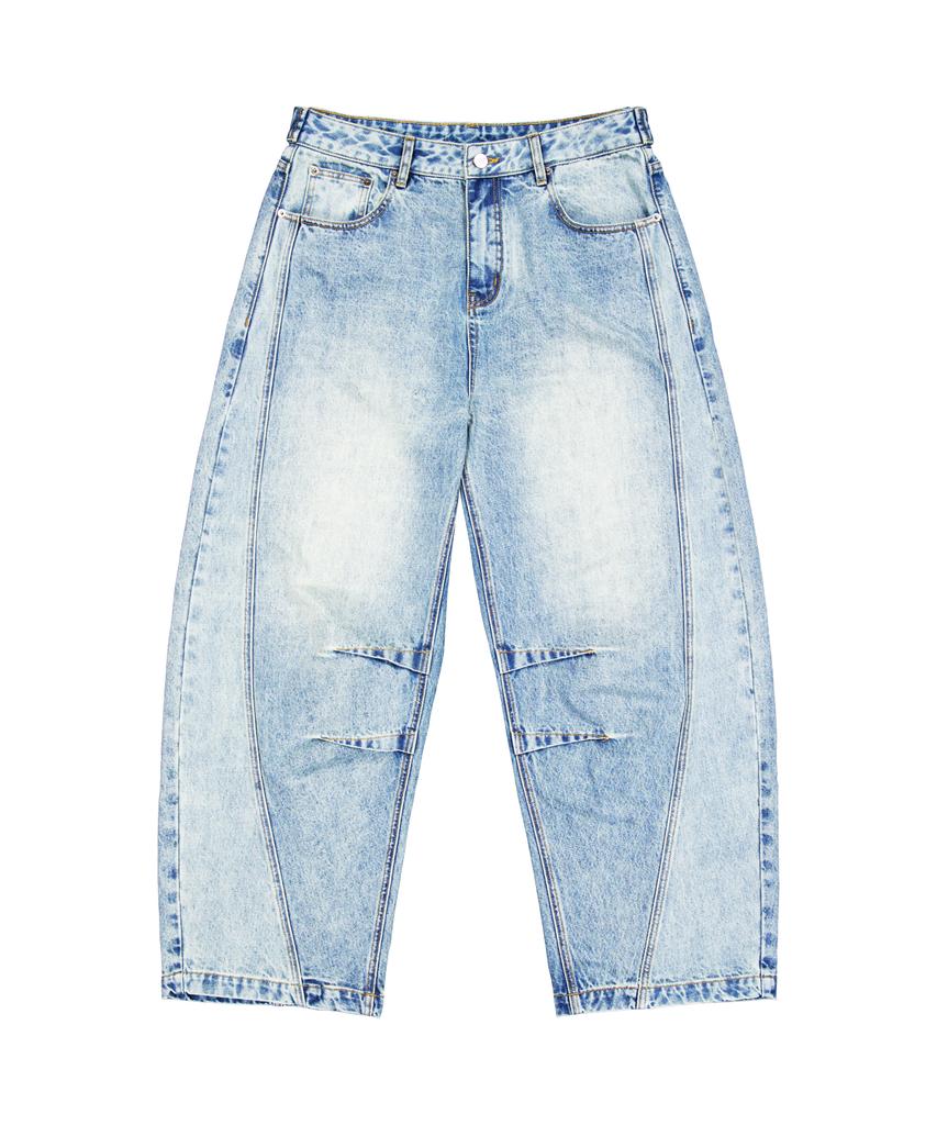 Poseusenseutibeu Fst Curved Pants (Blue)