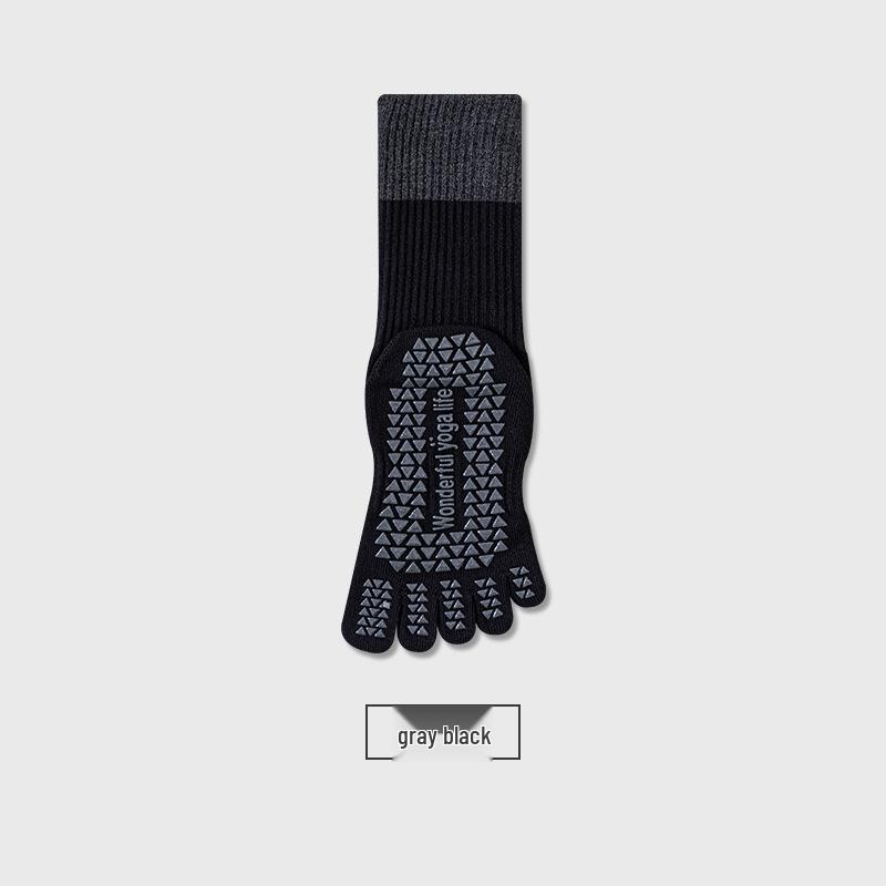 Women's Anti-Slip Five-Finger Yoga Socks for Pilates and Indoor Fitness