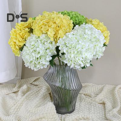 Exquisite Details Faux Hydrangea Non-fading Creative Artificial Silk Hydrangea Flower