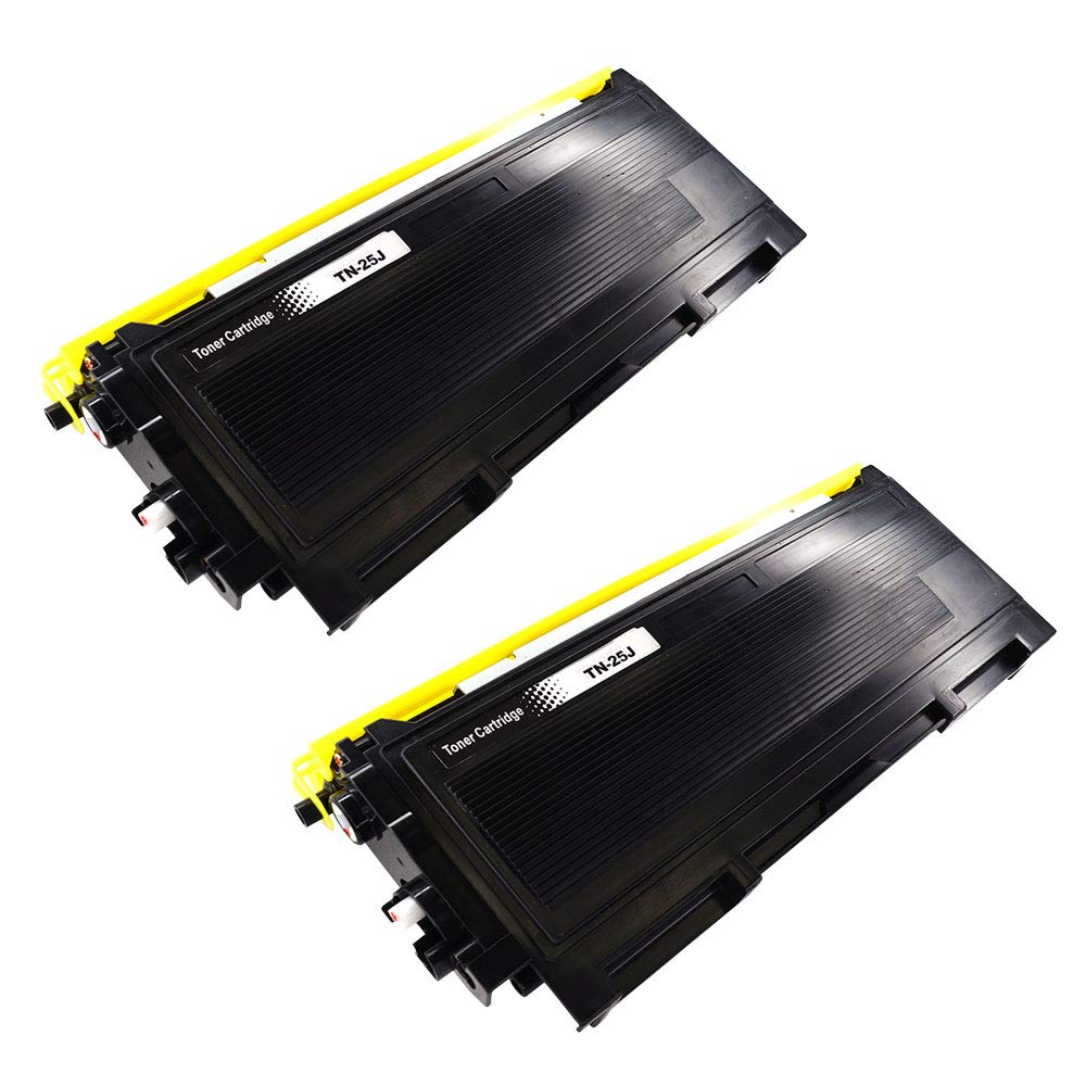 

Set of 2 brother compatible toner cartridges with remaining amount display function [Angelshop] TN25J-(BK×2/Black)