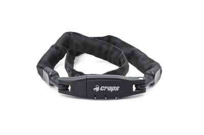 Crops Chain Lock K2 Black 3mmx500mm 3 Digit Dial (50cm)
