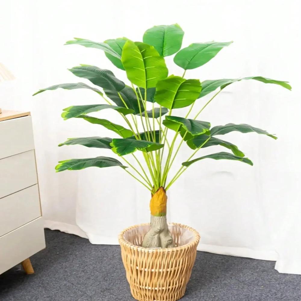 Real Touch Large Tropical Palm Tree 12/18/24 Leaves Fake Palm Leaves Plants  Wedding Party Decor