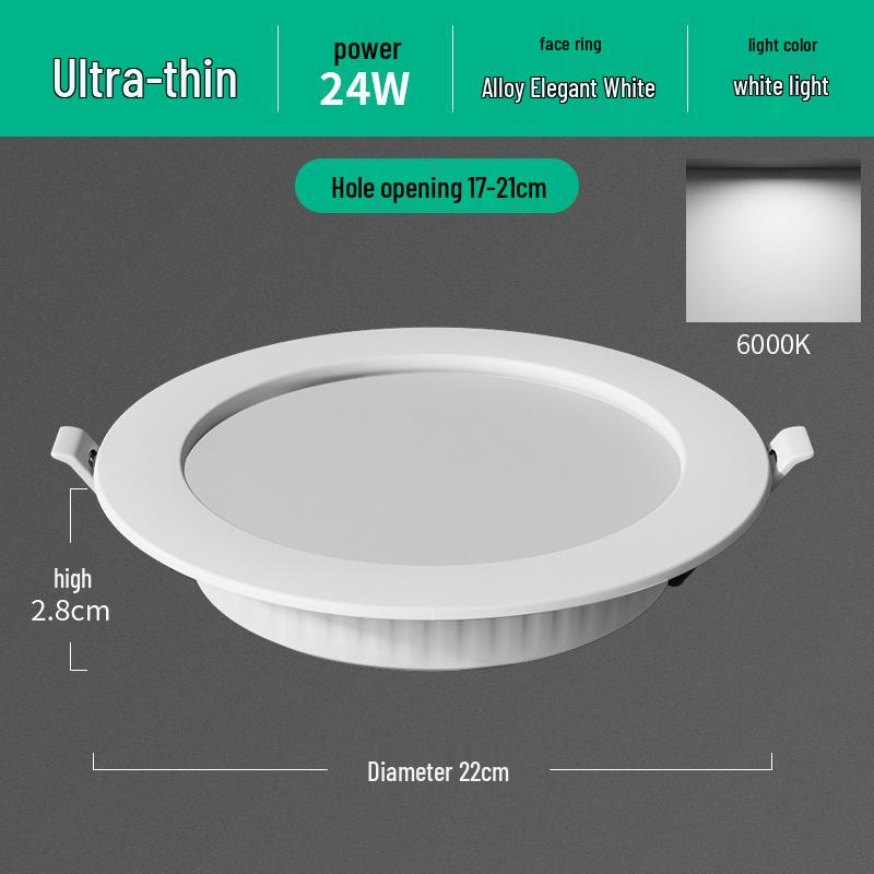 LED Einbaustrahler: 4-Zoll, 5-Zoll und 6-Zoll Optionen; 12, 15, & 18 Watt; Passt für 15 cm Öffnungen