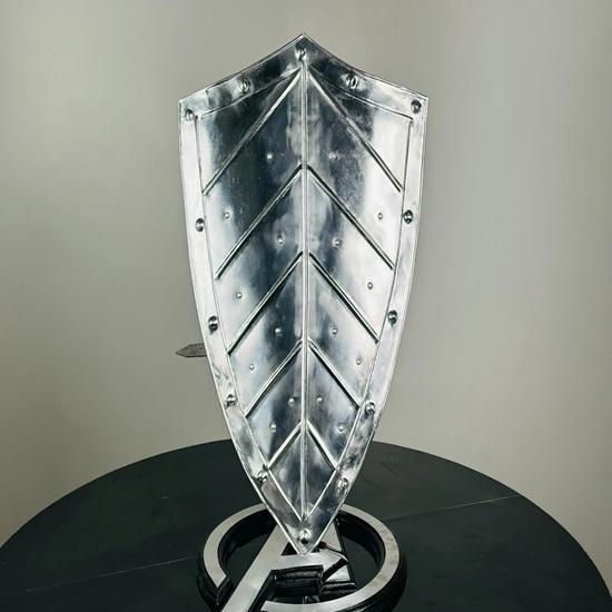 71.12 cm Gothic Kite Shield Crusader Knight Shield Medieval Armor Steel Shield Battle Knight Heater Shield Best Gift