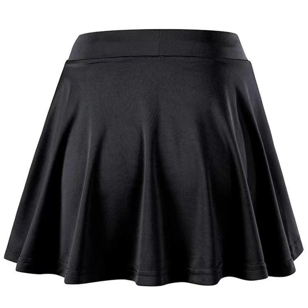 Girls Active Skort High Waisted Pleated Tennis Skirt Running Workout Athletic Skirts with Shorts