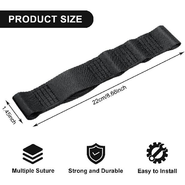 Jeep Door Limiting Straps, 2PCS Heavy Duty Adjustable Door Check Strap Compatible with 1987-2024 Jeep Wrangler JK JL TJ YJ CJ JKU Load 1000 Lb