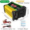 3000/4000W Car Inverter Conver Modified Sine Wave DC 12V To AC 110V 220V Transformer Voltage Dual USB Smart Car Power Inverter