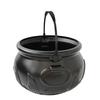 Halloween Witch Cauldron Decoration Black Plastic Witches Cauldron Pumpkin Treat Bucket Candy Basket Trick Or Treat