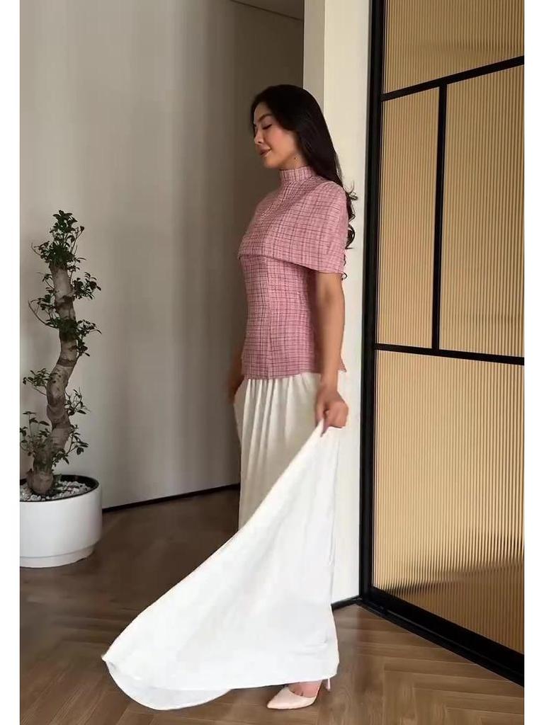 Elegant Light Luxury Long Sleeve Autumn Evening Gown 2025