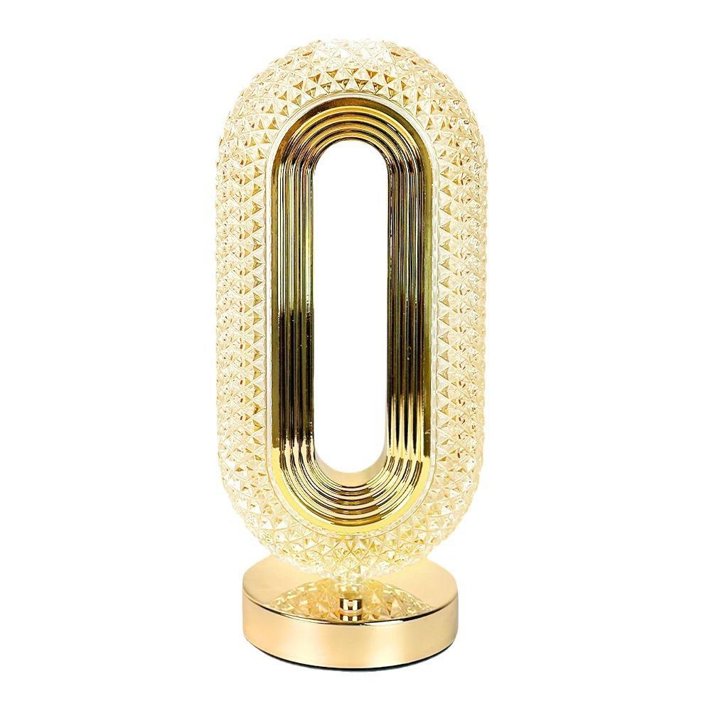 Elegant Crystal Table Lamp - High-End Bedroom & Living Room Touch Night Light