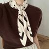 Square Hair Scarf Double Sides Neckerchief Fashion Silk Scarf  Gift