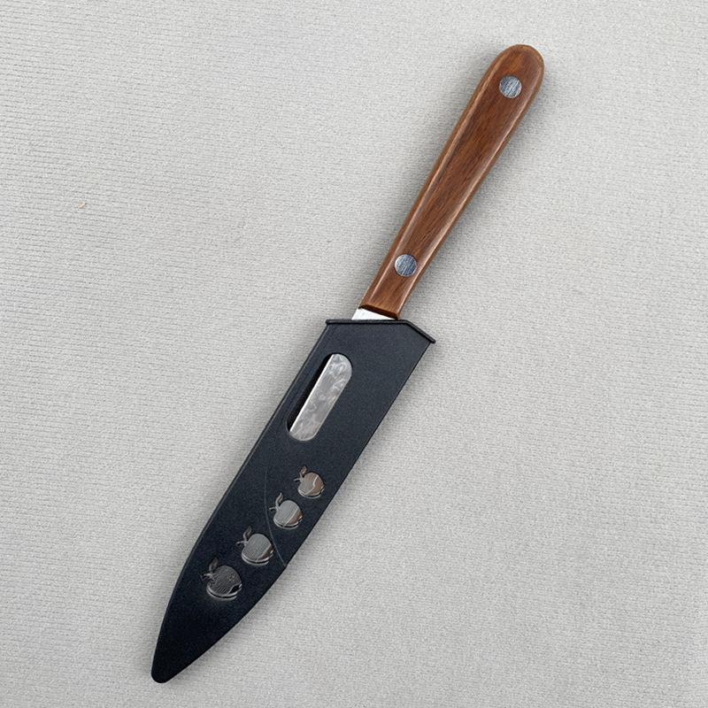 67-lagiges Geschmiedetes Damaszenerstahl Steak-Set Klinge Scharf Schälmesser Obstmesser Glatter Massivholzhandgriff Ausbeinmesser