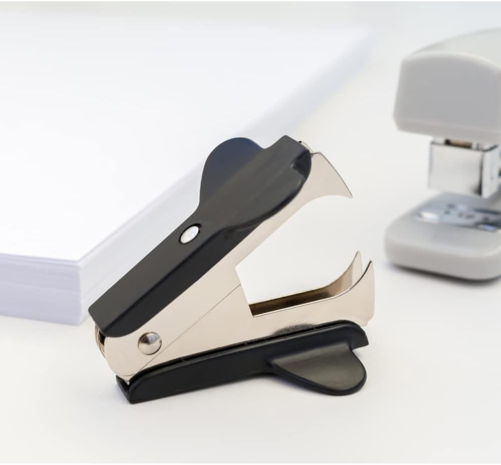 3Pcs Black Staple Remover Set Portable Mini Staple Puller Tool for Office School Home Paper Binding
