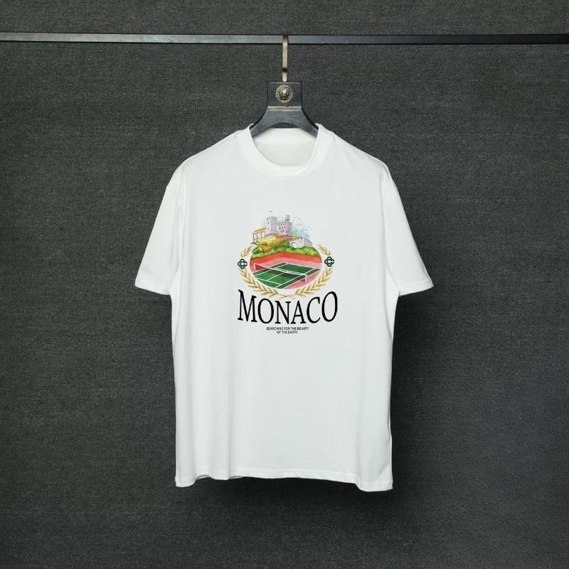 Fashion Trendy Brand Summer Short-sleeved Men's and Women's Crew Neck Printed Loose and Versatile Pure Cotton T-shirt